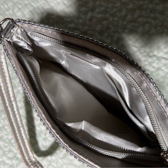Silver Women's Wristlet Purse - Picture 5 of 5